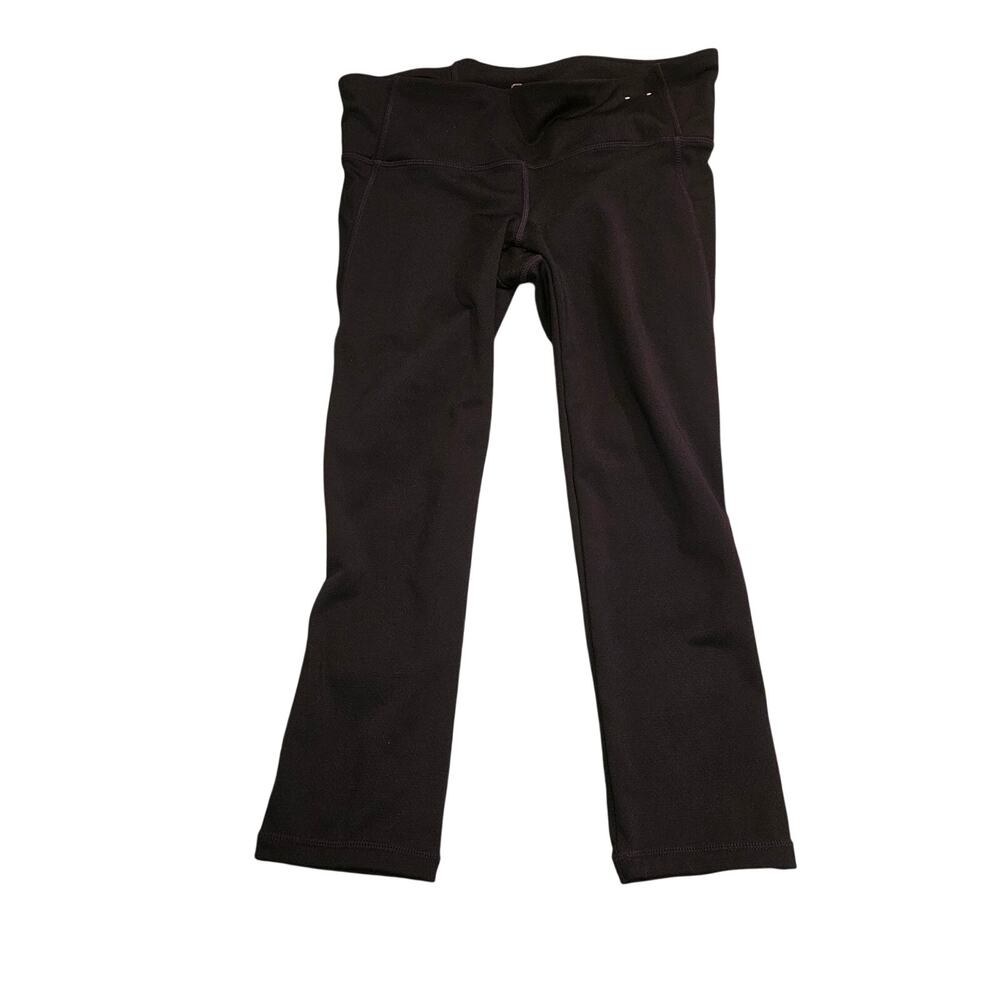 GapFit gFast Purple Cropped Leggings Womens Small Athletic Workout Capri Pants